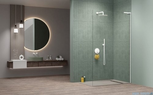 Radaway Modo SL White II kabina Walk-in 80x200 prawa szkło przejrzyste 10319084-04-01R