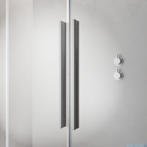 Radaway Furo Brushed Nickel PND II parawan nawannowy 180cm prawy szczotkowany nikiel 10109938-91-01R/10112894-01-01