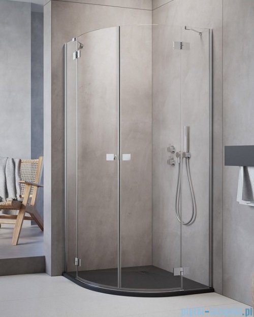 Radaway Essenza Pdd kabina 80x100cm szkło przejrzyste 1385002-01-01L/1385003-01-01R