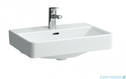 Laufen Pro S Compacto umywalka ścienna bez otworu 55x38cm biała H8189580001091