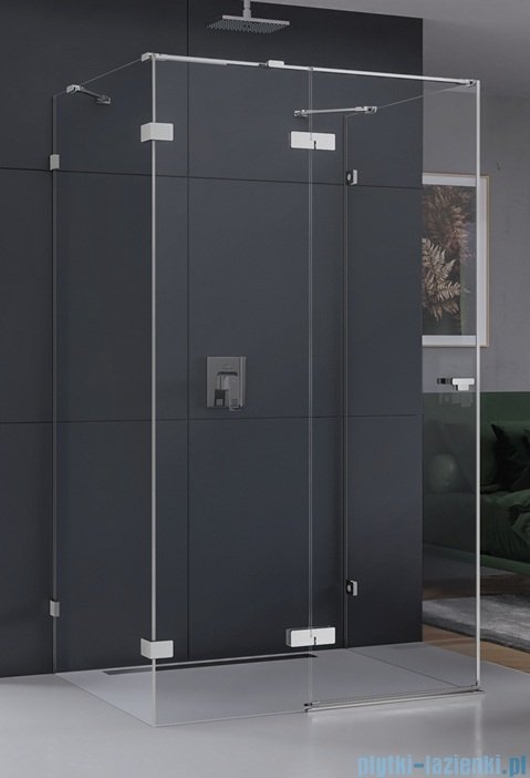 New Trendy Eventa kabina prysznicowa przyścienna 80x80x200 cm przejrzyste Lewa EXK-4571