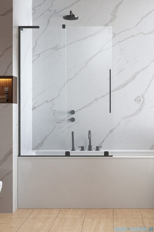 Radaway Furo Brushed GunMetal SL PND II parawan nawannowy 110cm lewy szczotkowany grafit 10309588-92-01L/10112544-01-01