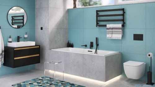 Excellent Keria bateria podtynkowa czarny mat AREX.2045BL