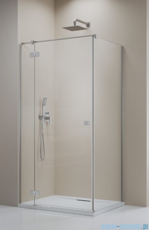 Radaway Essenza 8 Brushed Nickel Kdj kabina 110x100cm lewa szczotkowany nikiel 10480712-01-01L/10470337-91-01L/10113100-01-01
