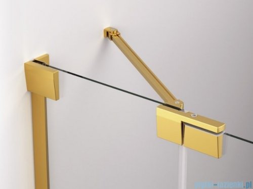 SanSwiss Cadura Gold Line drzwi wahadłowe 75cm jednoczęściowe lewe z polem stałym CA13G0751207