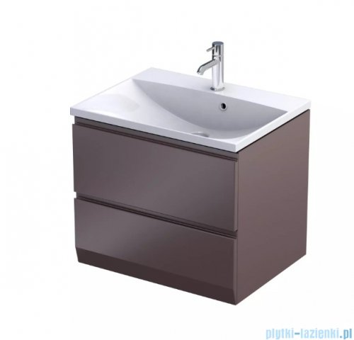 Oristo Brylant szafka podumywalkowa wisząca 59x50x45 mokka mat OR36-SD2S-60-21-V3