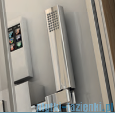 Novellini Nexis kabina prysznicowa z hydromasażem 100x80 lewa white oak NEXA109ST5-1KQ