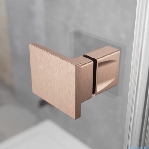 Radaway Essenza Pro Brushed Copper Dwj drzwi wnękowe 90cm prawe szczotkowana miedź 10099090-93-01R