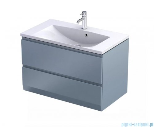 Oristo Brylant szafka podumywalkowa wisząca 79x50x45 szaroniebieski mat OR36-SD2S-80-16-V3