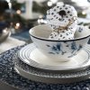 Laura Ashley BLUEPRINT - talerz 23 cm - CANDY STRIPE