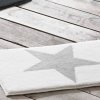 Dywanik łazienkowy Rhomtuft - STAR - szaro-biały