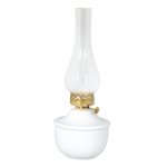 Świecznik na tealighty Lampa Naftowa - biały