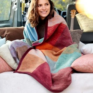 Koc Biederlack 100% bawełna - Colour Woven