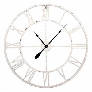 Zegar Old Style - 60 cm - biały 