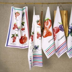 Lasa Portugal ścierka kuchenna Frutos Truskawka 50x70 cm
