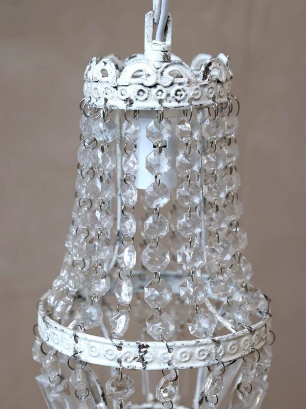 Lampa sufitowa Chic Antique Chic - biała