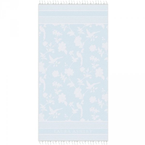 Ręcznik plażowy Laura Ashley - niebieski 90x180 cm