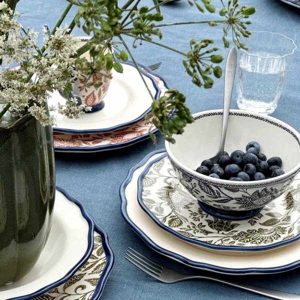 Laura Ashley Hedingham Edwin Blue Sage - komplet 2 kubków 400 ml