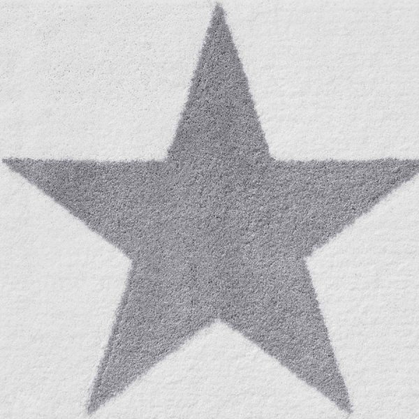 Dywanik łazienkowy Rhomtuft - STAR - szaro-biały