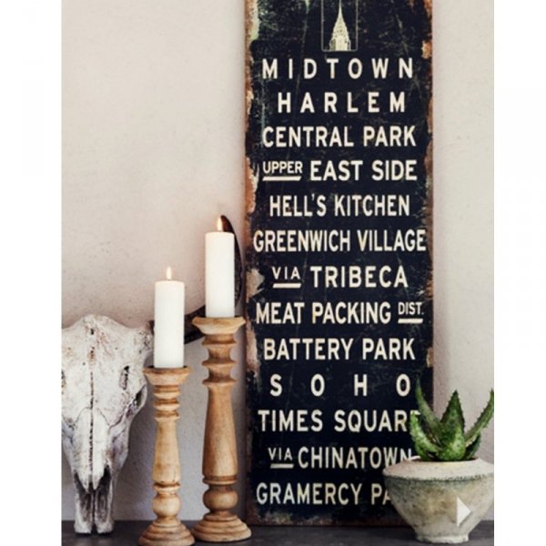 Obraz typograficzny CITY - NEW YORK - MIDTOWN HARLEM