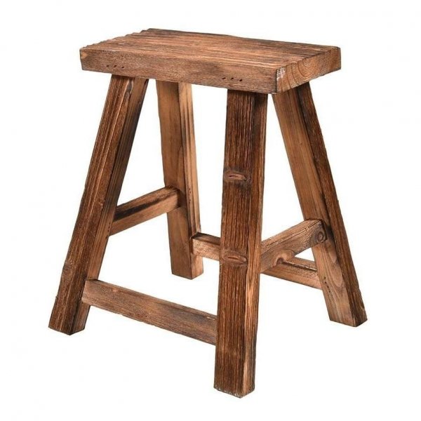 Stolik pomocniczy Belldeco Wood Old - wys. 37 cm