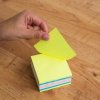 Bloczek samoprzylepny 75x75mm 400k mix neon mango D.RECT (110626)