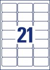 Etykiety A4 białe (25arkuszy)63.5*38.1mm J8160-25 adresowe AVERY ZWECKFORM