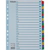 Przekładki kartonowe MYLAR A4 A-Z białe 100166 ESSELTE