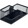 Przybornik na biurko GRAND metalowy czarny MW-218 120-1334
