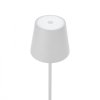 Lampka restauracyjno-barowa led PLATINET biała 4W 400lm wodoodporna z akumulatorem 4000mAh (45926)