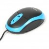 Mysz OMEGA optyczna 1200dpi USB Value Line czarno-niebieska (41644)