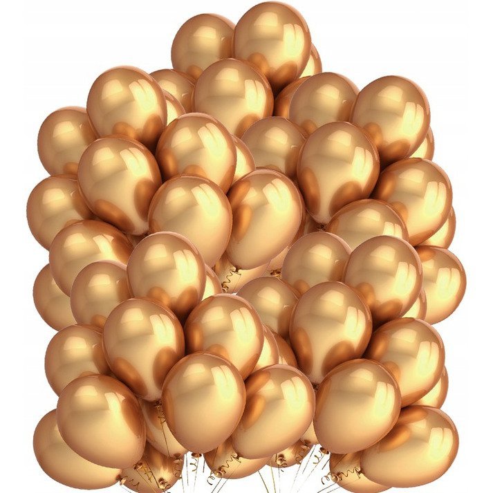 Balony 10` metalizowane ZŁOTE (50szt.) 170-2632 FIORELLO
