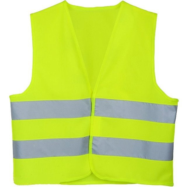 Kamizelka ostrzegawcza żółta r.XL (54x64cm) BULK