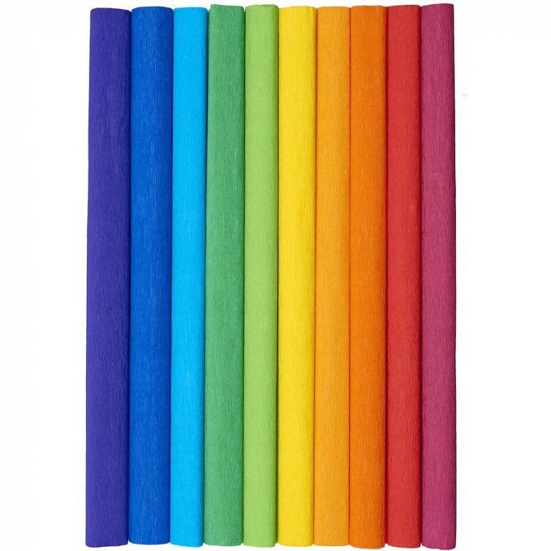 Bibuła marszczona CREATINIO 50x200cm mix kolorów tęczowy 400153931 TOP 2000