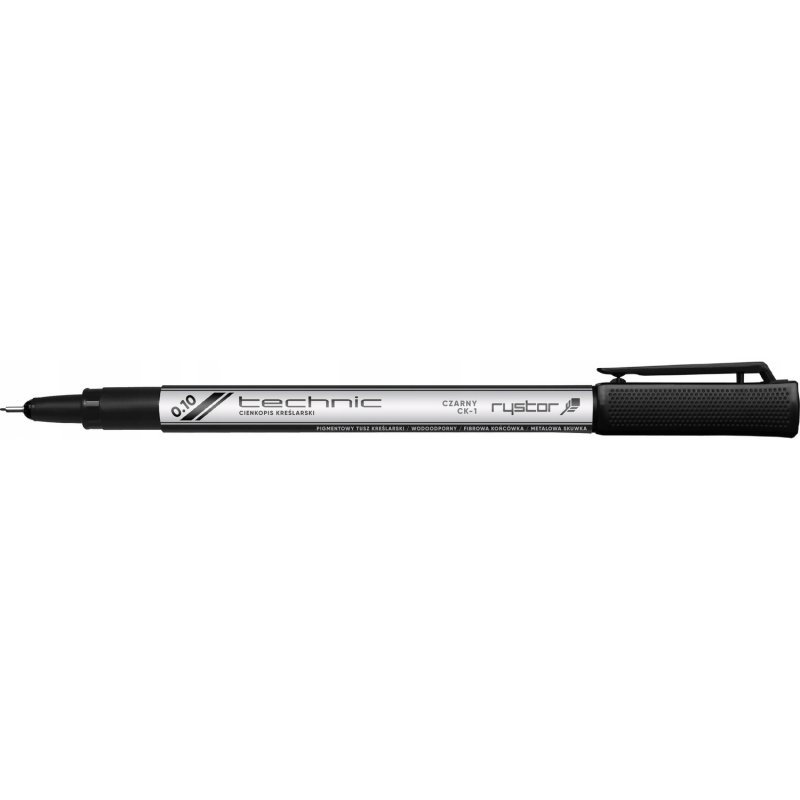 Cienkopis kreślarski TECHNIC 0,1mm czarny 405-010 RYSTOR