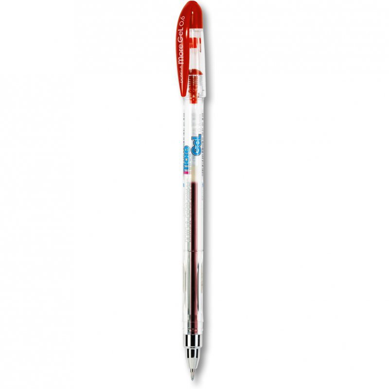Długopis żelowy MORE GEL czerwony TT5577