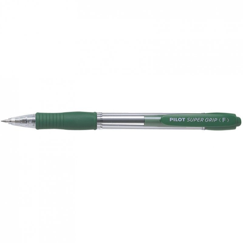 Długopis olejowy PILOT SUPER GRIP zielony PIBPGP-10R-G