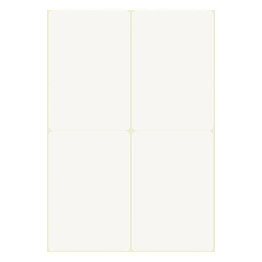 Etykieta identyfikatory imienne 80x54mm(10 arkuszy = 40etykiet) Sztuczny jedwab 51063 AVERY ZWECKFORM