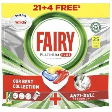 Kapsułki do zmywarki FAIRY PLATINUM Plus LEMON (25szt)