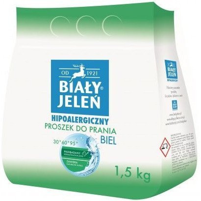 Proszek do prania BIAŁY JELEŃ 1,5kg do białego