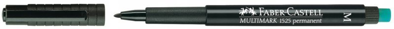 Foliopis z gumką OHP MULTIMARK M 1.0mm czarny 152599 FABER-CASTELL