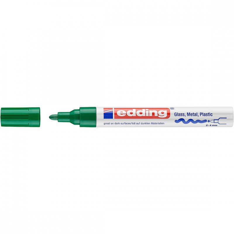 Marker lakierowy 2-4mm 750 zielony okrągła końcówka 750/004/ZI EDDING