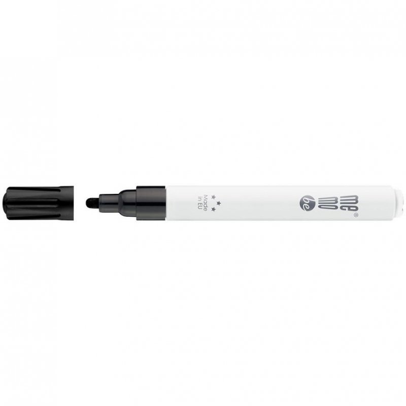 Marker olejowy MM301 końcówka okrągła 2-4mm czarny MM301-02 MEMOBE