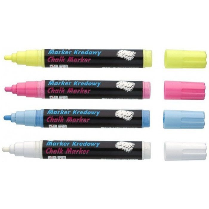 Marker kredowy końcówka 4.5mm niebieski TO-292 12 TOMA
