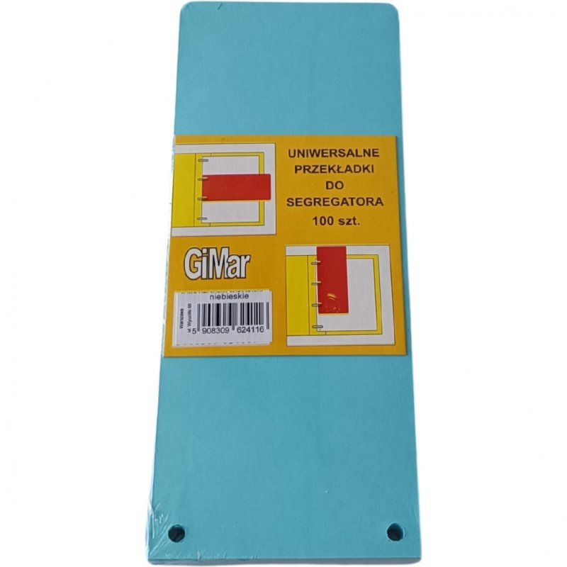 Przekładki 98x240 wąskie(100) niebieskie BREWIS