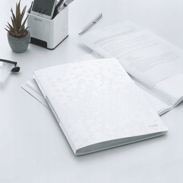 Album ofertowy 20 koszulek PP LEITZ WOW, biały 46310001