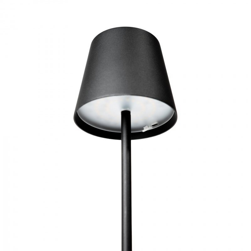 Lampka restauracyjno-barowa led PLATINET czarna RGB 4W 400lm wodoodporna z akumulatorem 4000mAh (PTL44RGB)