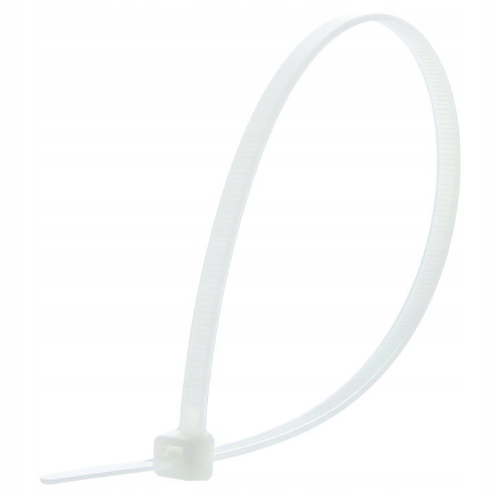 Opaska zaciskowa/opaska kablowa/zip/raps/trytytka 300x4,8mm (100szt) biała LEXTOOL (LXOP27)