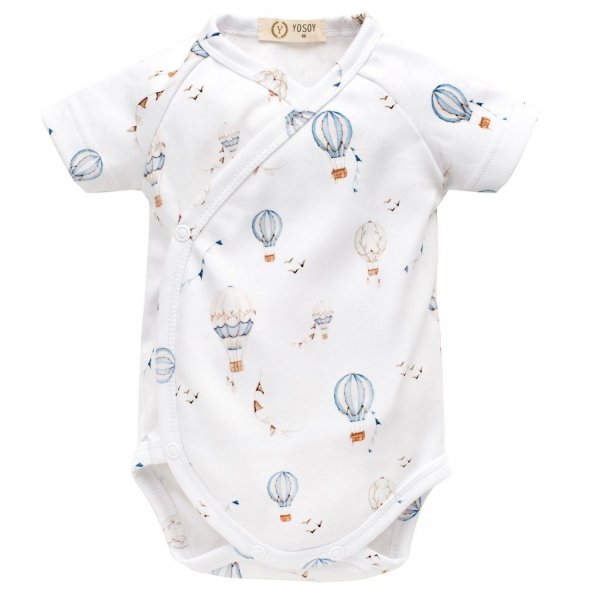 Body organic cotton krótki rękaw RETRO BALLOONS r. 56