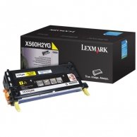 Lexmark oryginalny toner X560H2YG, yellow, 10000s, Lexmark X560N, X560dn